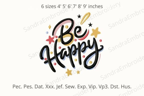 Be Happy Embroidery Design: A Maker's Review
