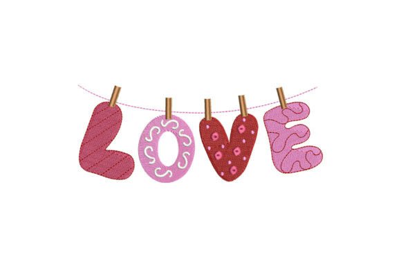 Cute Love Letters Embroidery Design Review