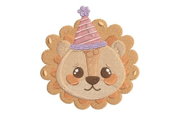 Party Hat Lion Embroidery Design Review