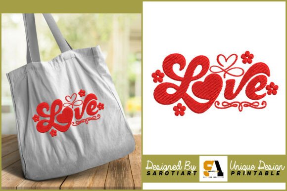 Valentine Embroidery Design, Love Review
